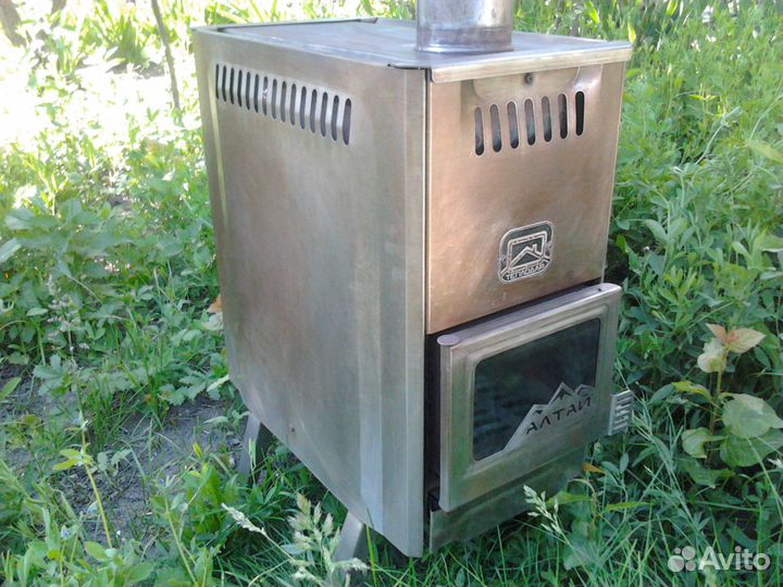 Мобильная печь для палатки и бани Алтай
