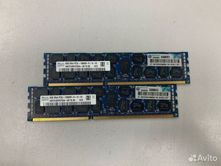 Комплект памяти SK Hynix DDR3L 16Gb(2х8Gb) ECC REG