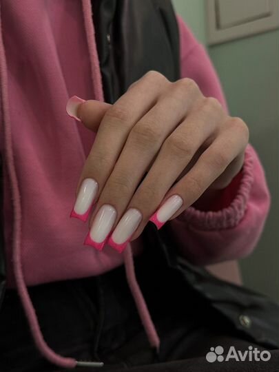 Маникюр наращивание ногтей