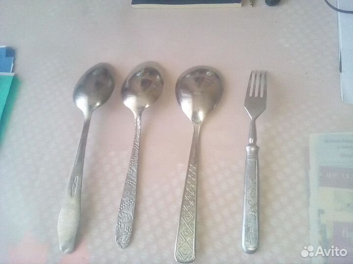 Набор ложек Чайник Ситечко для чая СССР