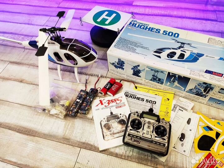 Радиоуправляемый вертолет Kyosho hughes 500
