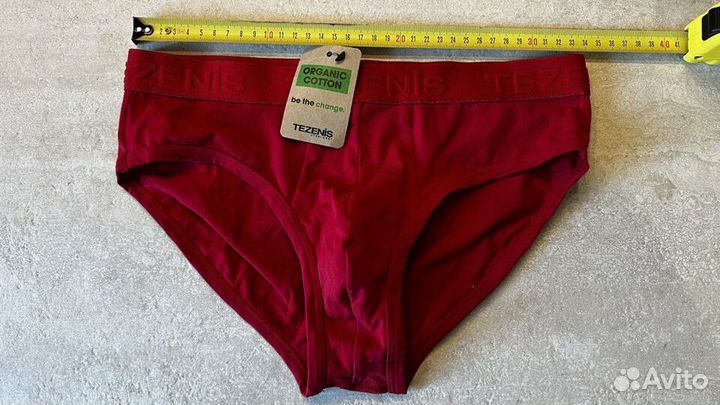 Трусы красные мужские Tezenis плавки брифы