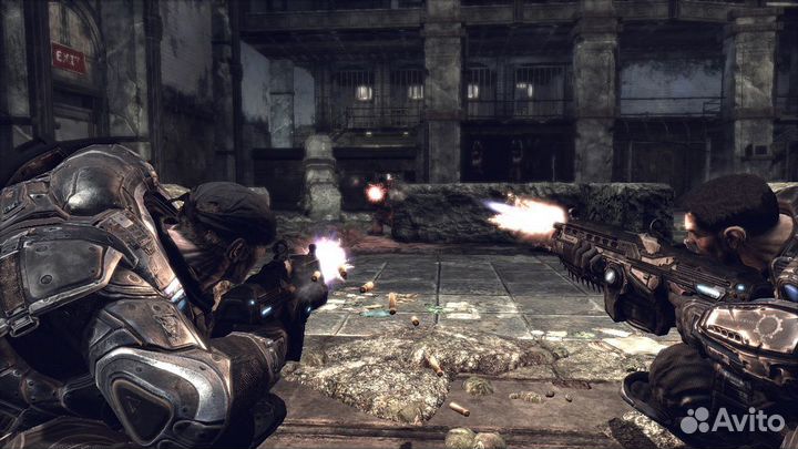 Игра Gears of war 2 (xbox360) Полностью на русском
