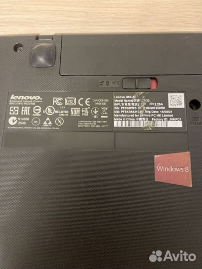 Ноутбук lenovo g50 30