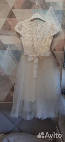 Платье длинное пышное размер 122-128