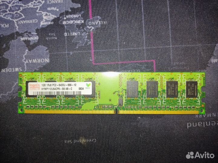 Оперативная память озу RAM Hynix 1Gb DDR2