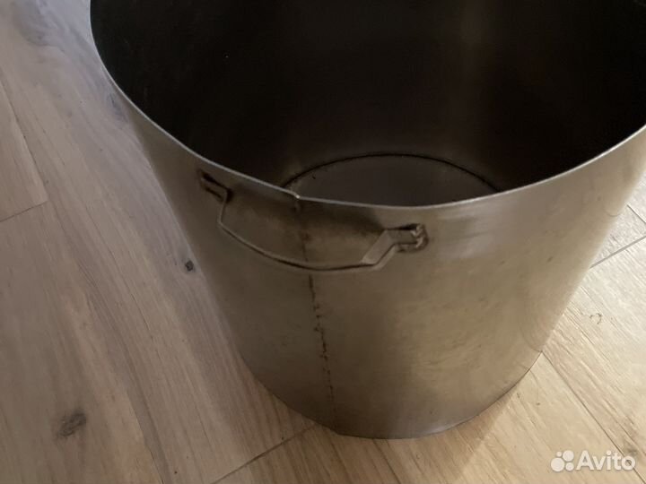 Большая кастрюля из нержавейки СССР