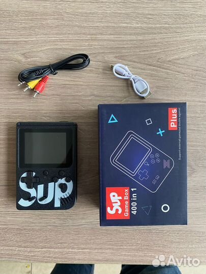 Геймбой черный, SUP 400 in 1 black (новый)
