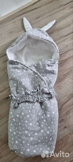 Конверт одеяло на выписку осень