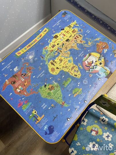 Детские стол со стулом