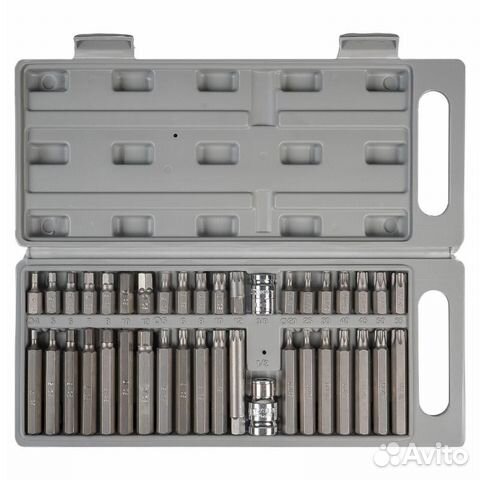 Набор бит вставок torx, spline, hex 3/8