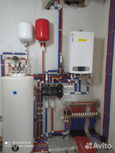 Монтаж отопления в коттедже под ключ