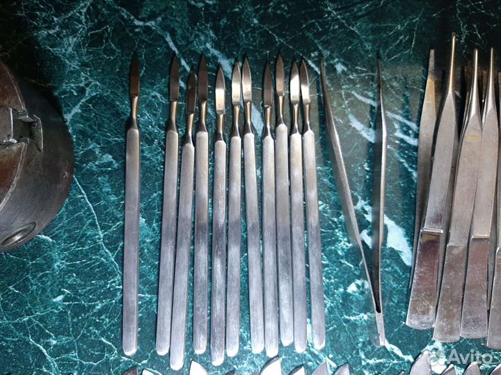 Медицинские Скальпели.Периода(ссср) Пинцеты