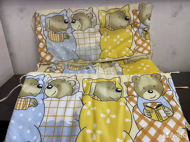 Бортики в кроватку бу