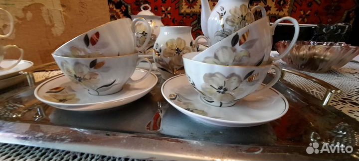 Чайный сервиз дулевский фарфор