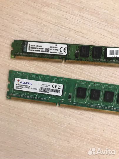 Материнская плата с процессором и памятью