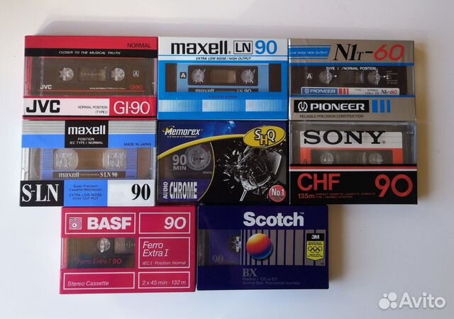Аудиокассеты новые запечатанные купить в Санкт-Петербурге | Электроника ...