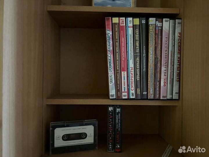 Кабинет для CD DVD дисков VHS аудио кассет