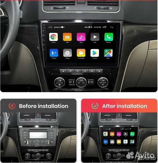 Магнитола Android Skoda Yeti