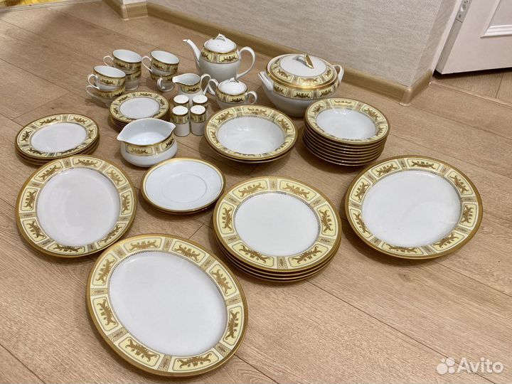 Набор посуды Yamasen 24к золото новый неполный