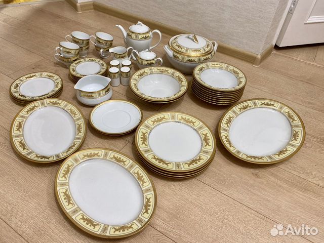 Набор посуды Yamasen 24к золото новый неполный