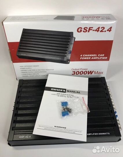 Усилитель 3000 watt 4х канальный