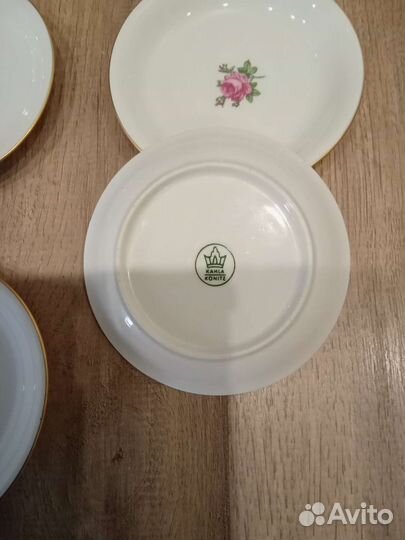 Чайная пара розетки блюдо гдр