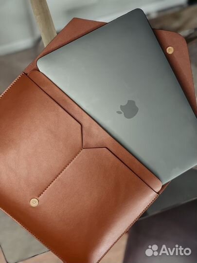 Папка Чехол для Macbook кожаный ручная работа