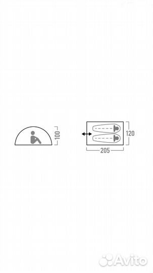 Палатка monodome 2, 2х местная аренда/прокат