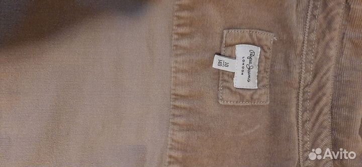 Рубашка для мальчика микровельвет на рост 140 см