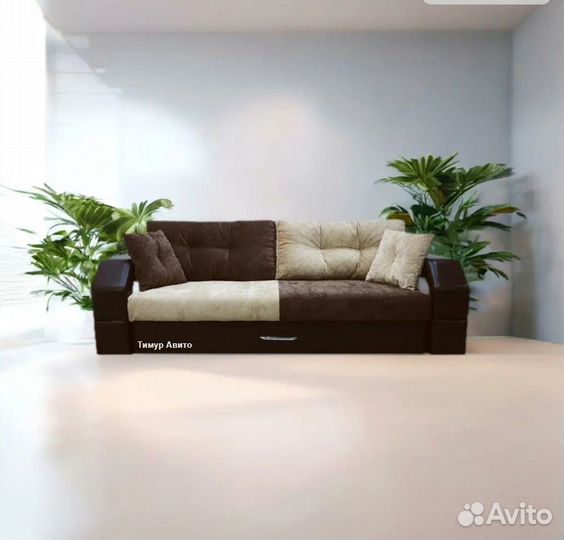 Диван кровать Манчестер с подсветкой 240х110х85 ко