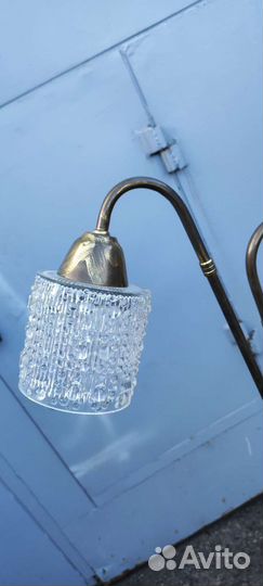 Торшер напольный СССР бронзовый раритет винтаж