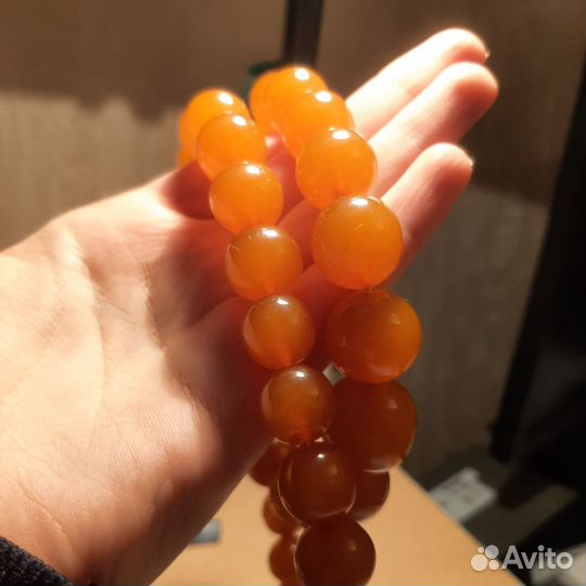 Янтарные бусы СССР