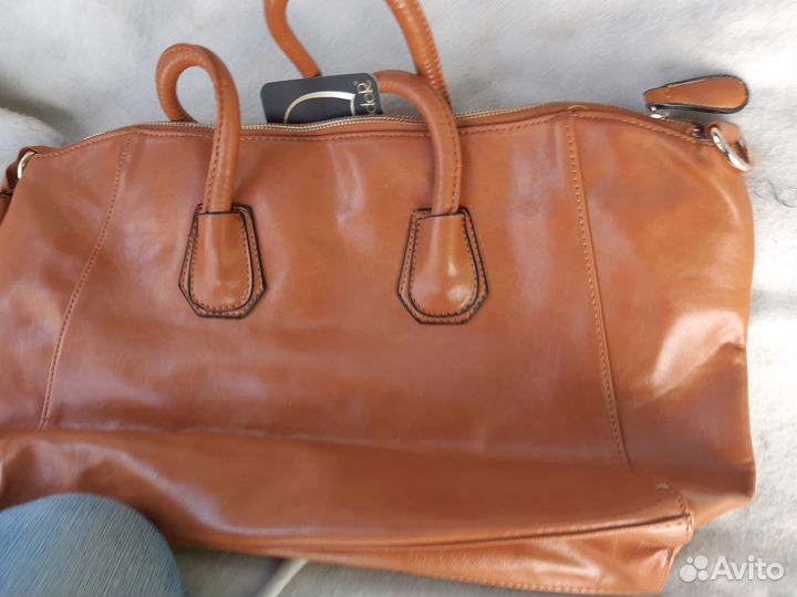 Сумка женская рыжая