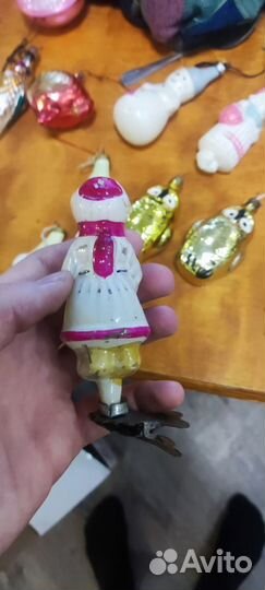 Мальчик с кнутом елочная игрушка СССР