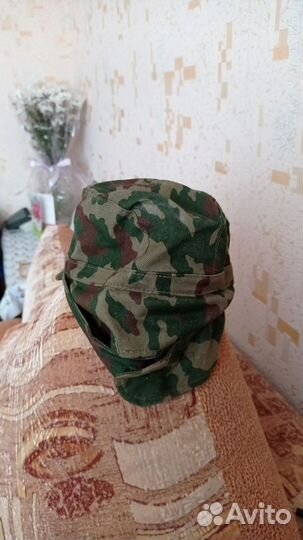 Кепка военная с ушами