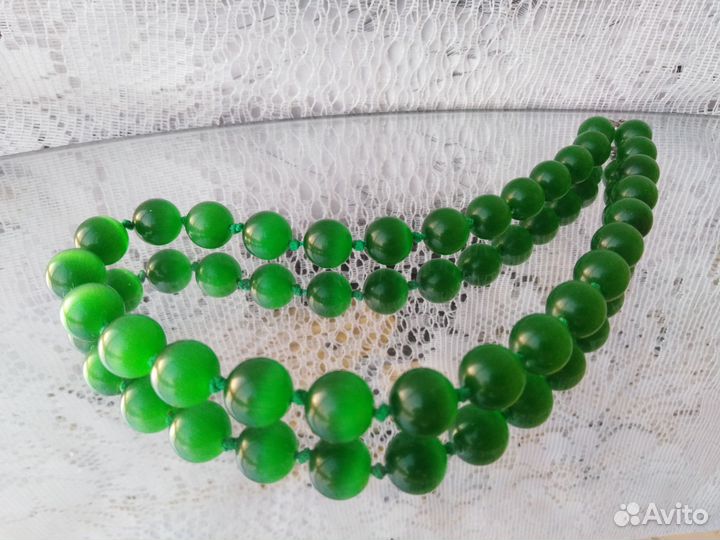 Бусы Тигровый глаз Нить через узелок Индия