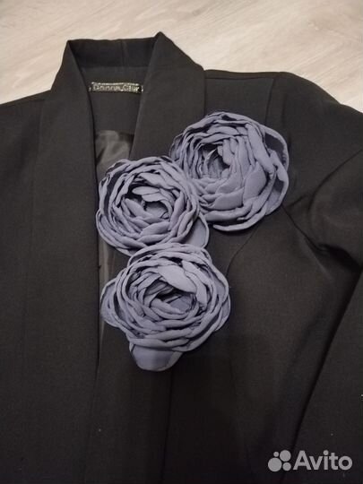 Брошь цветок из ткани