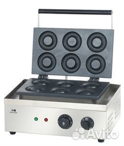 Вафельница для пончиков hurakan hkn-ges6d