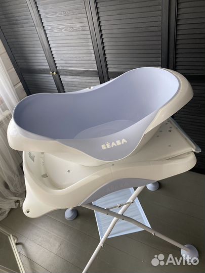 Ванночка для купания+пеленальник beaba