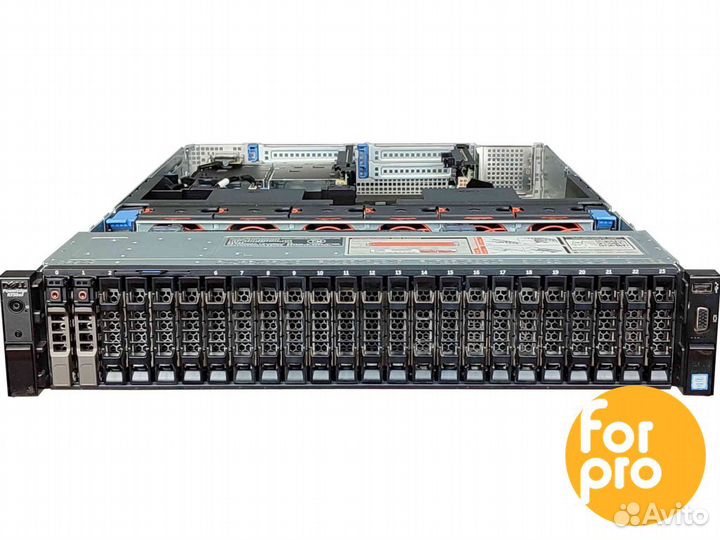 Сервер dell R730xd 24SFF 2xE5-2630v3 128GB, H730