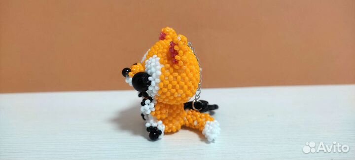 Амигуруми из бисера Лисичка