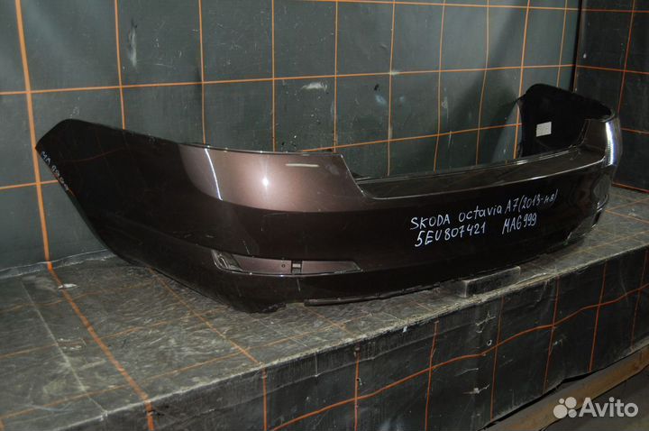 Бампер задний - Skoda Octavia A7