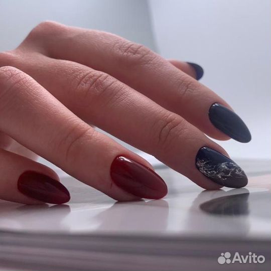 Моделирование (наращивание ), гель лак+комбиманикю