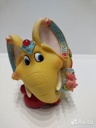 Фигурка - копилка. Индийский слон. Керамика