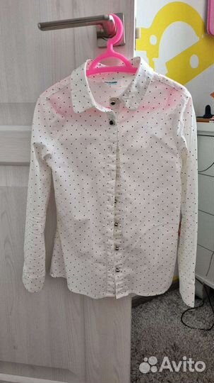 Школьные блузки на девочку 122