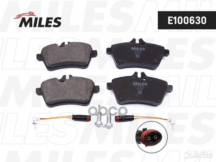 E100630 Колодки тормозные mercedes A-class W169