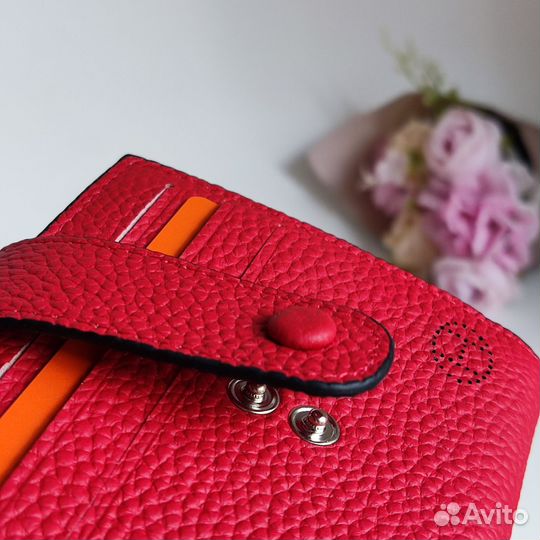 Картхолдер кошелёк Hermes кожа