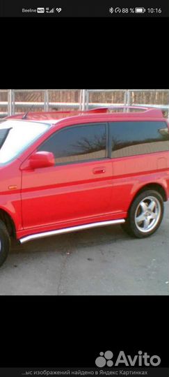 Защита порогов honda HR-W