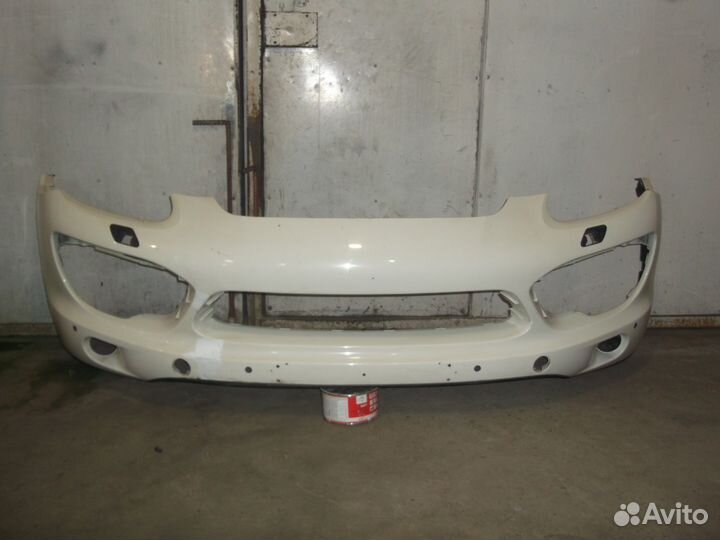 Porsche cayenne бампер передний 958